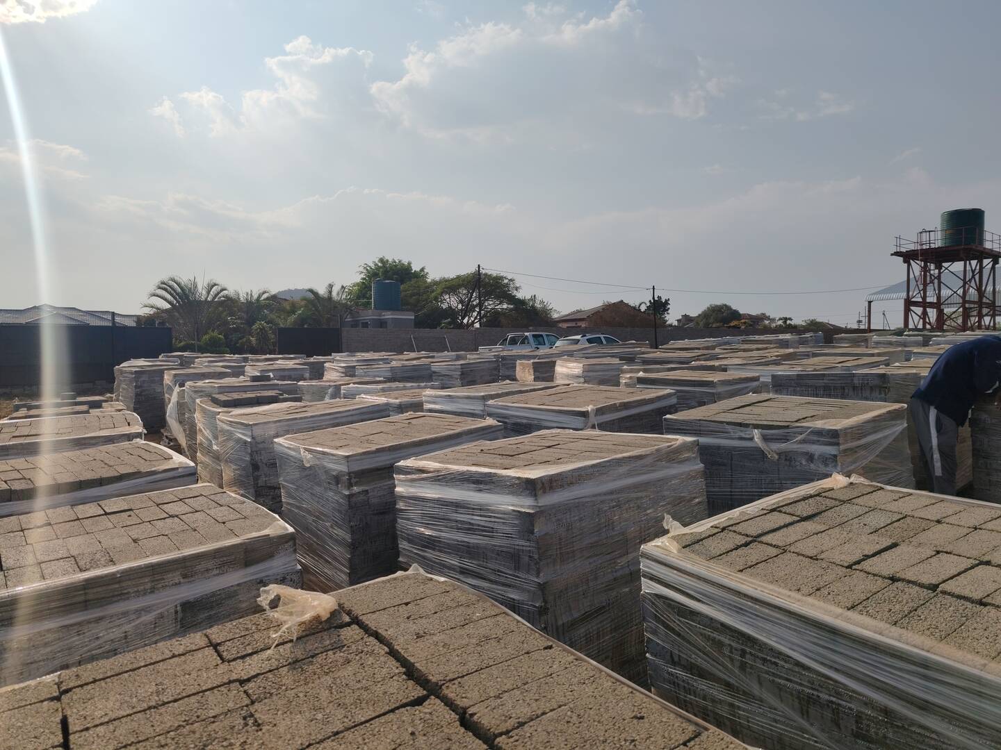 Mavuni brick drying yard