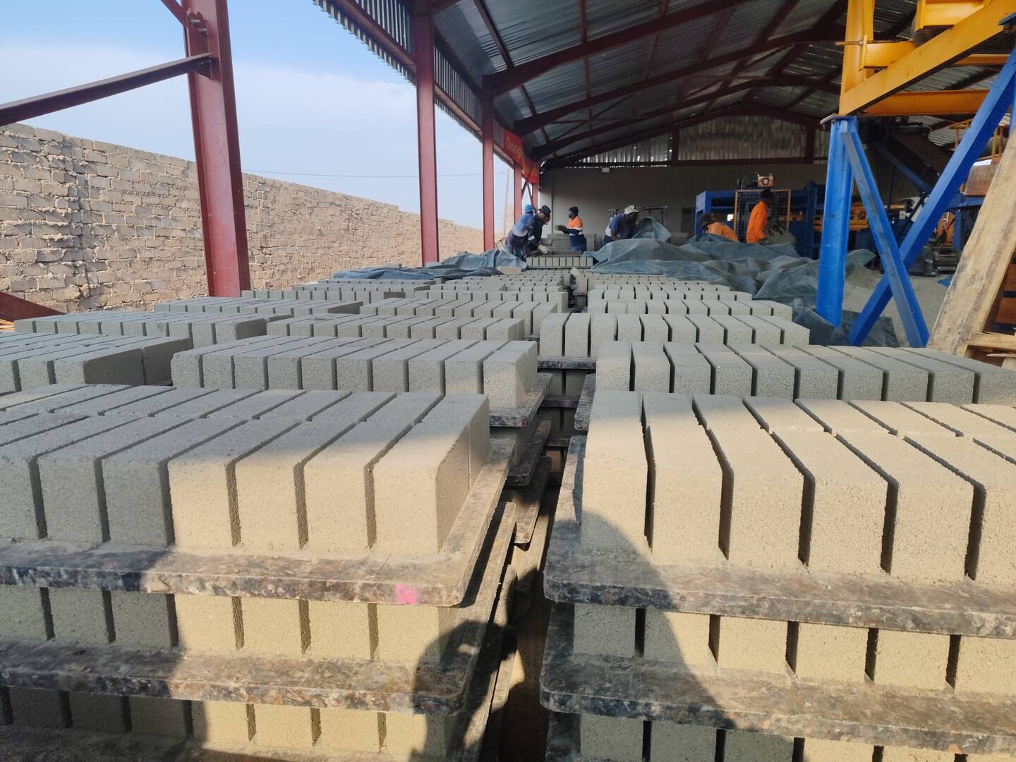 Mavuni concrete bricks warehouse stock